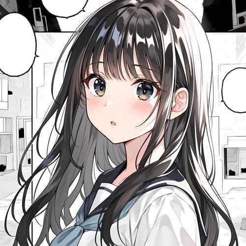 水手服黑发少女